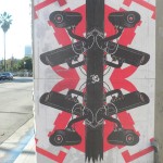 Join the Surveillance – stencil art on Fairfax Ave (Los Angeles)