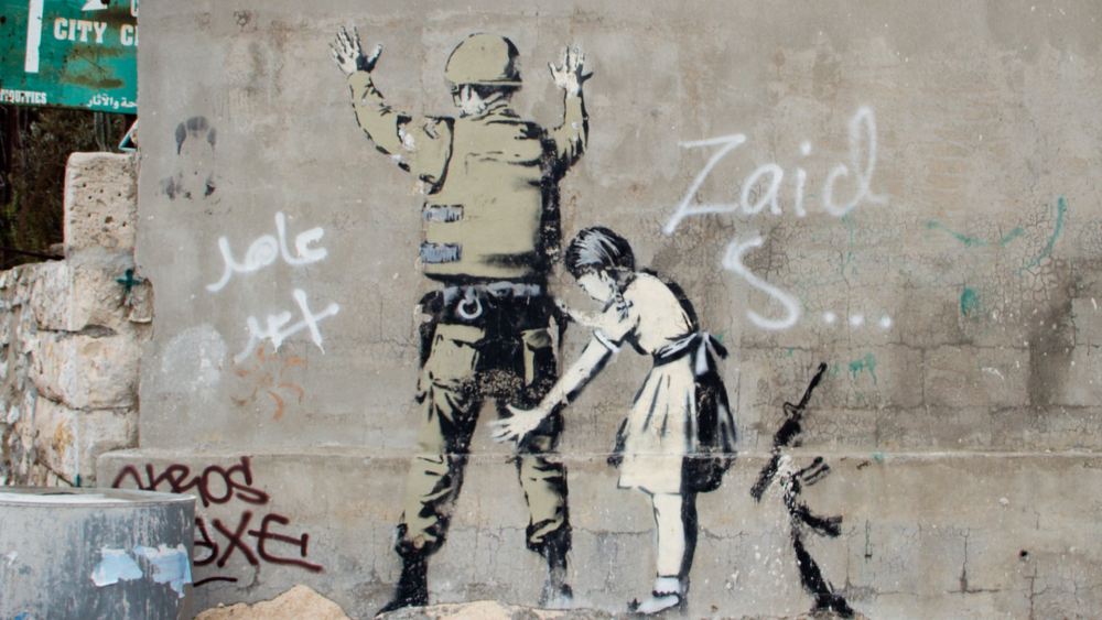 Sebastian Piedoux on Flickr -Banksy West Wall